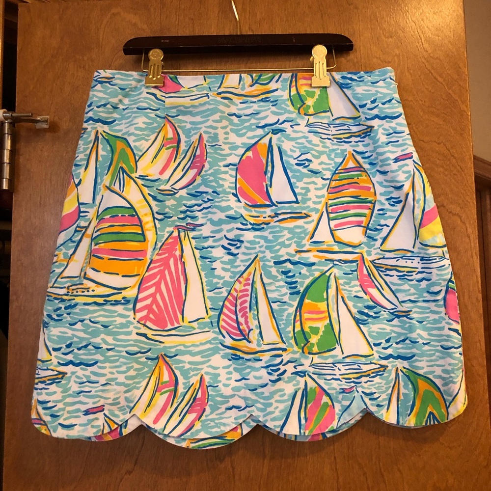 Lilly Pulitzer Sailboat Skirt